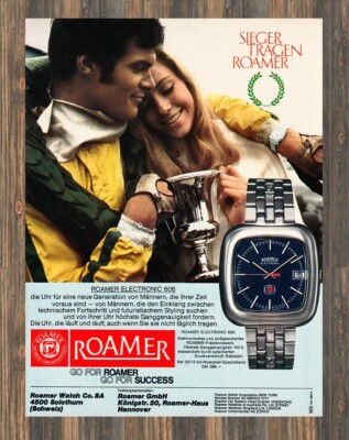 Roamer Electronic 606 Reklame Werbeanzeige Original-Werbung 1969