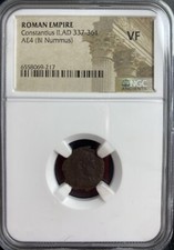 NGC Graded Ancient Roman Coin Constantius II 337–361 AD VF Genuine