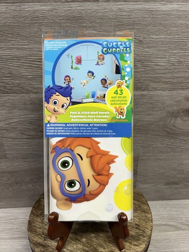 Neu BUBBLE GUPPIES Peel & Stick Wandtattoo Kinderzimmer Deko 43 Aufkleber - Bild 9 von 9