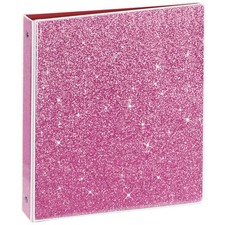 3 Ring Binder, Glitter 1 Inch Organizer 10.5'' x 11.5'' Holds 8.5''x11''Letter