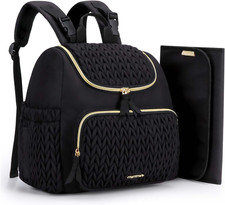 Diaper Bag Small Diaper Backpack Stylish Baby Travel Backpacks with Insulated Po