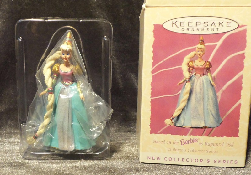 1997 Spring Collection RAPUNZEL BARBIE HALLMARK KEEPSAKE ORNAMENT NEW w Box!