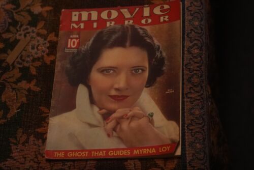 Movie Mirror April 1936 Myrna Loy VTG MAGAZINE GREAT CONDITION