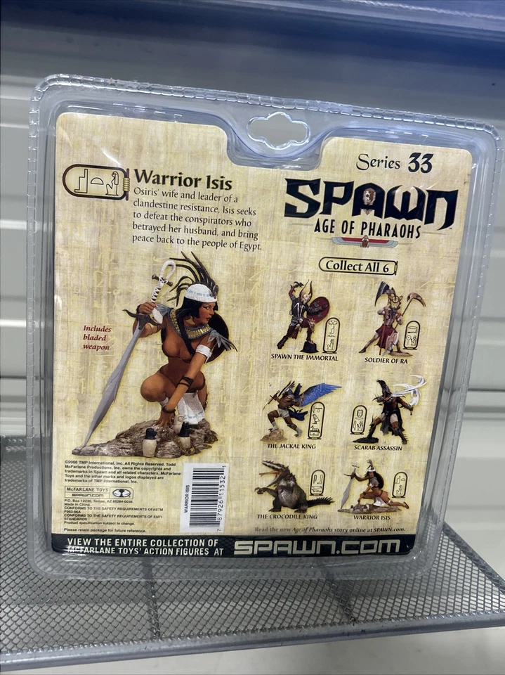 NEW 2008 McFarlane Warrior Isis Spawn Series 33 Age of Pharaohs Action Figure - Image 4 of 4