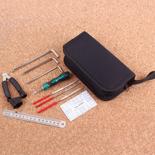 Gitarren-Kit Wartungswerkzeug Instrument Reparaturwerkzeuge komplettes Reparaturwerkzeug - Bild 9 von 12