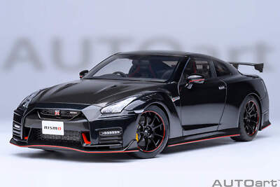 2022 NISSAN GT-R (R35) NISMO RHD METEOR FLAKE BLACK 1/18 MODEL BY AUTOART 77504