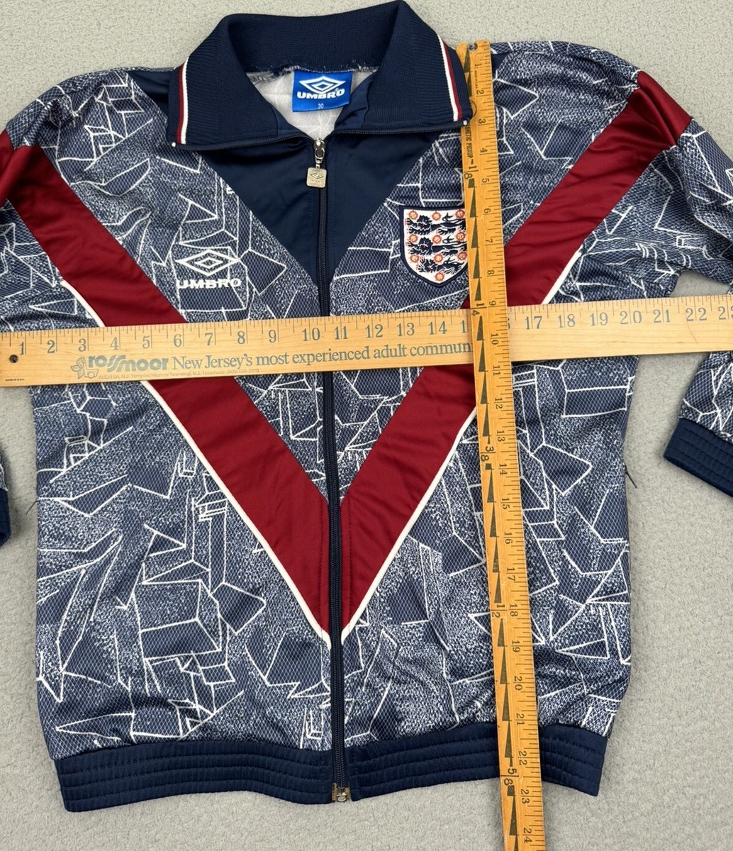 UMBRO England Jacket Womens 4 Training Long Sleeve Full Zip