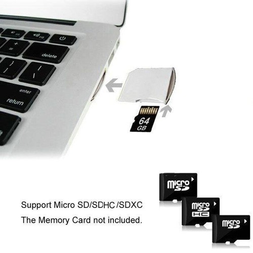 Micro TF to SD Card Kit Mini Adaptor for Extra Storage Macbook Air Low Profile - Picture 6 of 8
