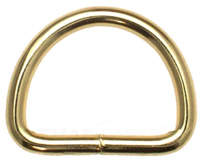 10 St Altmessing Halbrund Ring Halbrunde D Ringe D-Ringe 25mm x 18 x 3,4 Stahl