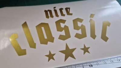   NICE CLASSIC  Stars Sticker  Aufkleber Tuning Oldtimer Classics Styling NEU