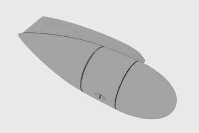 Brengun BRL72156 - 1:72 PBJ-1H wing mounted radar - Neu