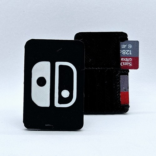 Nintendo Switch Game Cart Dual Micro SD Card Holder - Picture 10 of 16