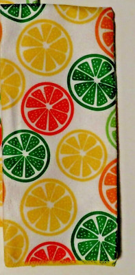 Kitchen Towels Citrus Fruit Theme 16''x26'' Microfiber Lime-Lemon-Oran