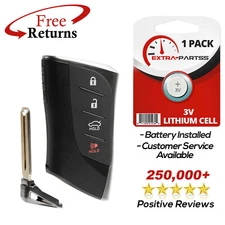 For 2020 2021 2022 2023 Lexus LS500 Kelyess Entry Smart Remote Key Fob 4b Car