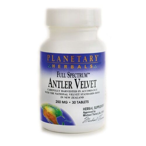 Planetary Herbals Full Spectrum Antler Velvet 250 mg 30 Tabs
