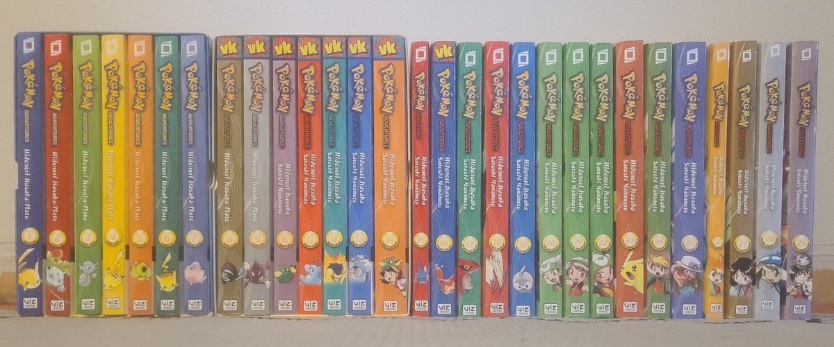 Pokemon Adventures Manga Box Sets 1-29 Complete Set In English