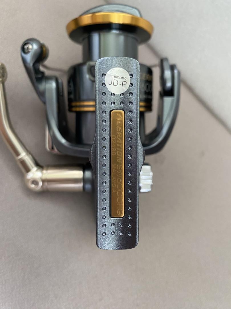 Shimano TwinPower SW 6000HG Saltwater Spin Fishing Reel Used