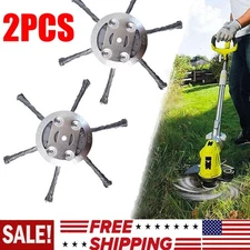 Steel Wire Grass Trimmer Head Tool Kit Lawn Mower Weeding Head Brush Cutter US