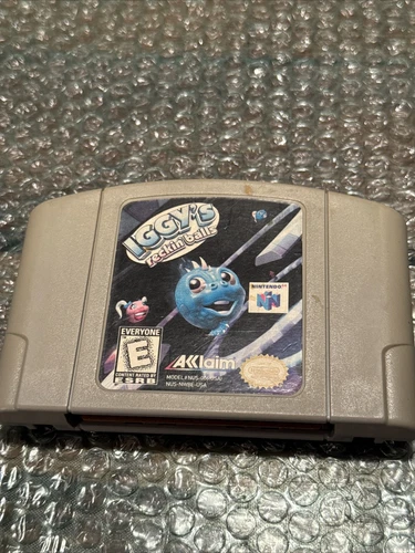 Iggy's Reckin' Balls (Nintendo 64 N64) Game Cartridge Only - Tested and Cleaned