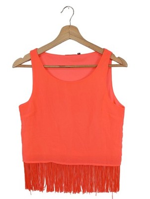 ONLY Trägertop Damen Top Gr. DE 34 hellorange Casual-Look