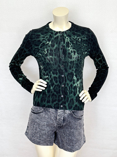 Dolce & Gabbana Animal Print Wool Cardigan Sz.IT38 Excellent condition