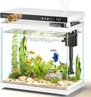 Fish Tank Aquarium, 2.2 Gallon Smart Fish Aquarium Kits with Auto Feeder, Silent