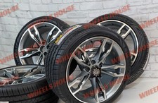 20x8.5 20x9.5 Grey Machine M5 Style Wheels 5x120 Rims Tires Bmw 3 4 5 M3 M4 M550