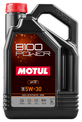 MOTUL 8100 POWER 5W-30 Motoröl 5 Liter Vollsynthetisch ESTER API SP