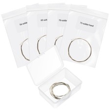 4 Pieces Silver Solder Wire 4 Types Soldering Wire for Jewelry Making Repair ...