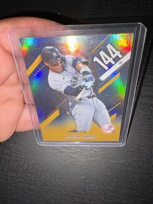 2026 Topps Series 2 Aaron Judge CN-10 (Crooked Numbers) Gold Foil #d /50