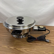 Vollrath Electric Skillet #24  11" wide lid, with Power Cord