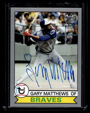2018 TOPPS ARCHIVES FAN FAVORITES AUTOGRAPH SILVER GARY MATTHEWS #D 97/99 BRAVES