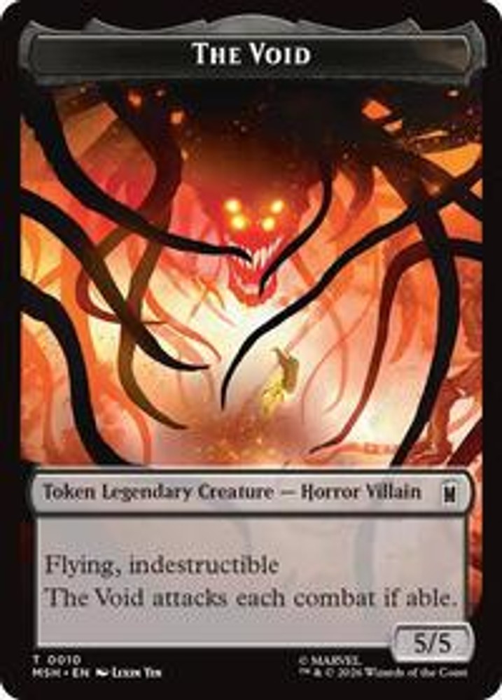 The Void // Squirrel Double-Sided Token - 010/014 - NM - Marvel Super Heroes