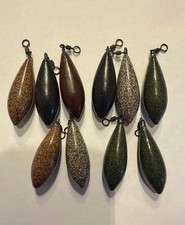 10x 3oz top quality distance leads carp fishing