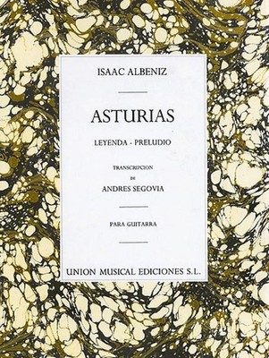 Albeniz Asturias Preludio (segovia) Guitar Isaac Albéniz Book [Softcover] Guitar