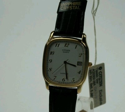 Citizen Quarz Tank Armbanduhr Datumsanzeige NOS