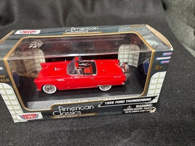 2012 Motor Max American Classics 1956 Ford Thunderbird Diecast Car Scale NOS