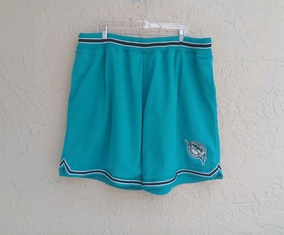 Mitchell & Ness Miami Marlins Florida Men's Shorts Size: 3XL Teal Blue MLB Snag
