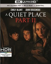 A Quiet Place: Part II New 4K UHD Blu-ray With Blu-Ray, 4K Mastering, Digita