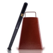 Epic Creations Cow bell with Handle7 Inch Cow Bell Noise Maker, Cowbell Beate...