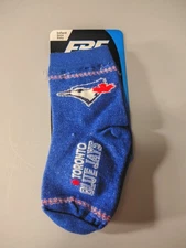 MLB Toronto Blue Jays Infant All Over Print Socks FBF Baseball For Bare Feet