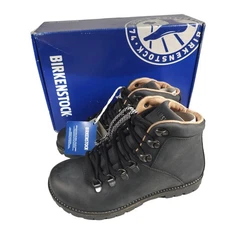 BIRKENSTOCK Jackson Black Lace-up Unisex Boots Water Repellent Size 37 and 40