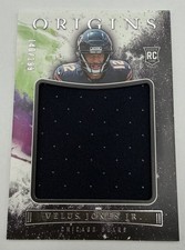 Velus Jones Jr 2022 Orgins Football Jumbo Patch /199 Card Number JUM-VJO