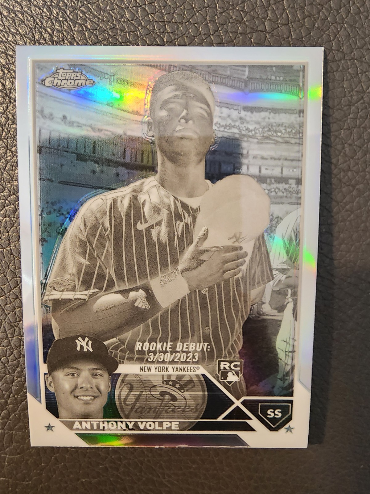 2023 Topps Chrome Update Series - Rookie Debut Anthony Volpe #USC35 Negative 🔥