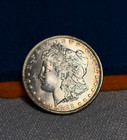(#103019) Morgan Dollar:  1888   BU.  Rainbow reverse!!!  (see video!) — photo 2
