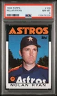 1986 Topps Baseball Nolan Ryan Houston Astros #100 PSA 8 Nm-Mt #139678328 GOAT