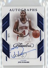 2022-23 Panini Flawless Flawless Auto Blue /8 Joe Dumars #FA-JOE Auto HOF 7o6