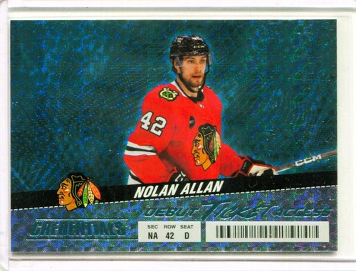 2024-25 Upper Deck Credentials Nolan Allan Horizontal Debut Ticket Access