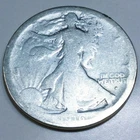 Photo of a 1916-S Walking Liberty Half Dollar from an eBay sale