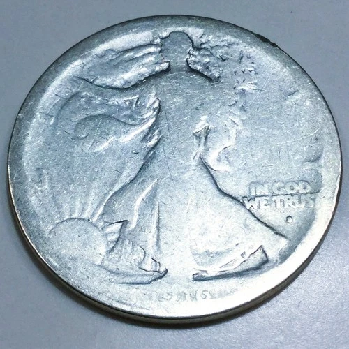 Photo of a 1916-S Walking Liberty Half Dollar from an eBay listing that sold on Jul 23, 2026